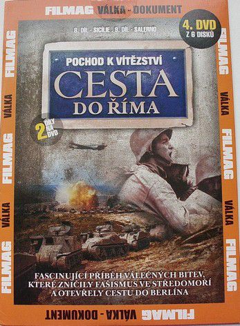 DVD Cesta do Říma 8+9 díl (válečný dokument)
