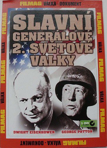 DVD Slavní generálové 2. světové války: Eisenhower, Patton