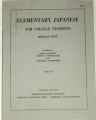 Elementary Japanese for College Students III.