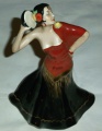 soška Španělská tanečnice - Royal Dux - art deco