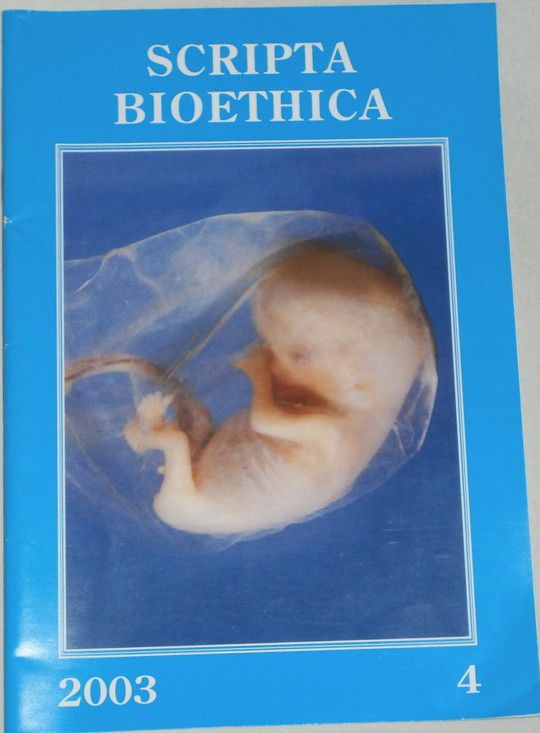 Scripa bioethica / ročník 4/2003 /