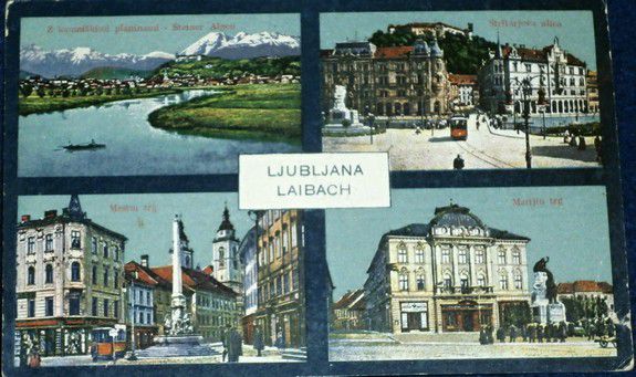 Slovinsko Ljubljana - Laibach cca 1915